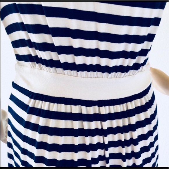 Anthropologie little yellow button Jersey dress - Picture 3 of 5